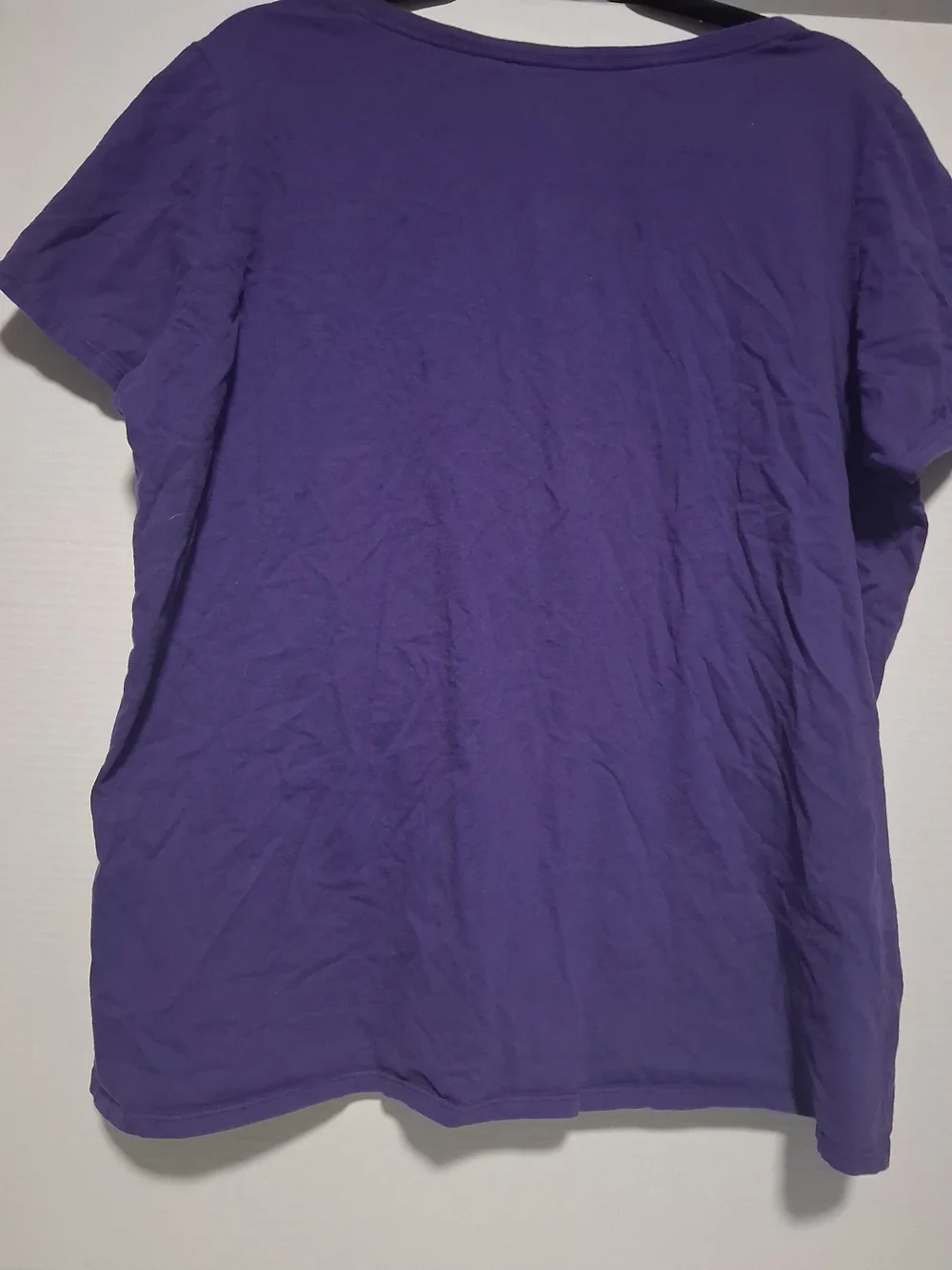 Nike Purple Short-Sleeve Tee with Pink Striped Logo Size XXL
